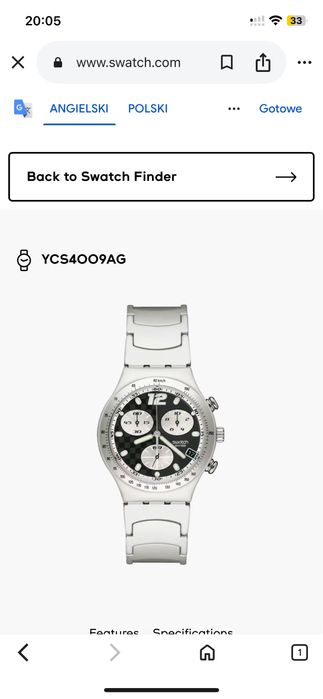 Swatch Irony Chrono YCS4009AG ( Vintage)