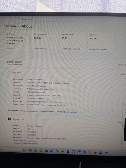 PC Gamer RTX3060472513449349632003