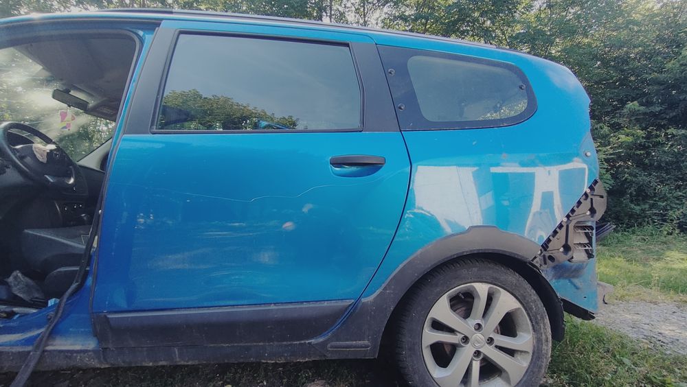 Drzwi lewy tył Dacia Lodgy stepway kompletne kolor TERPL rysaNaLakierz
