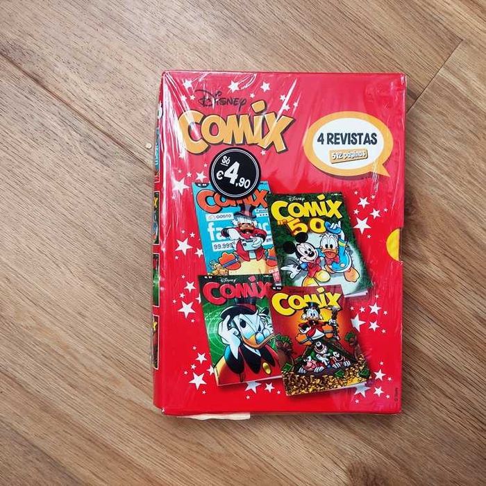 Disney Comix 4 revistas 512 páginas números 49, 50, 51 e 52 Novos
