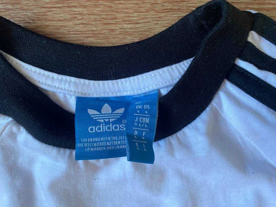 Футболка adidas біла розмір L