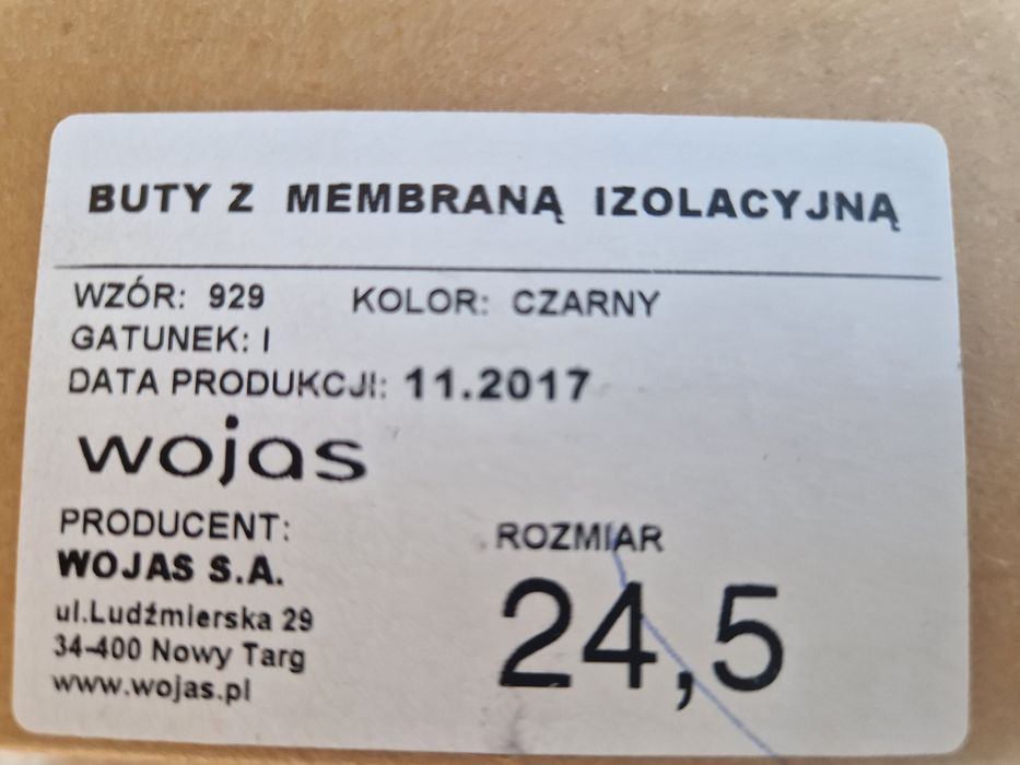 Buty specjalistyczne Wojas