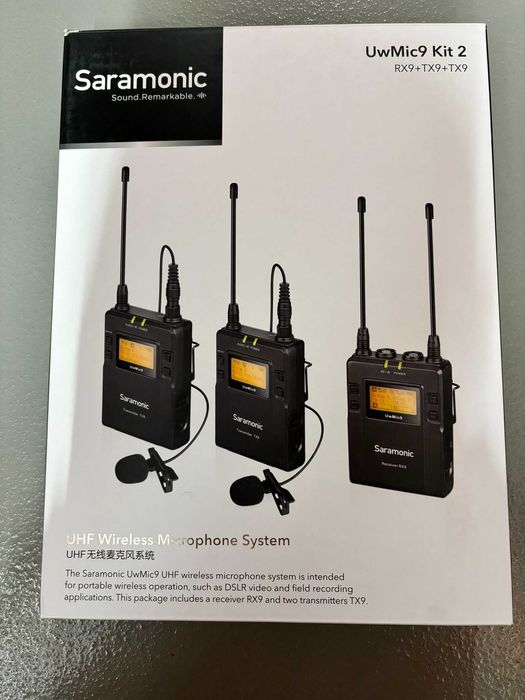 Saramonic UwMic9 Kit 2 (RX9 + TX9 + TX9)