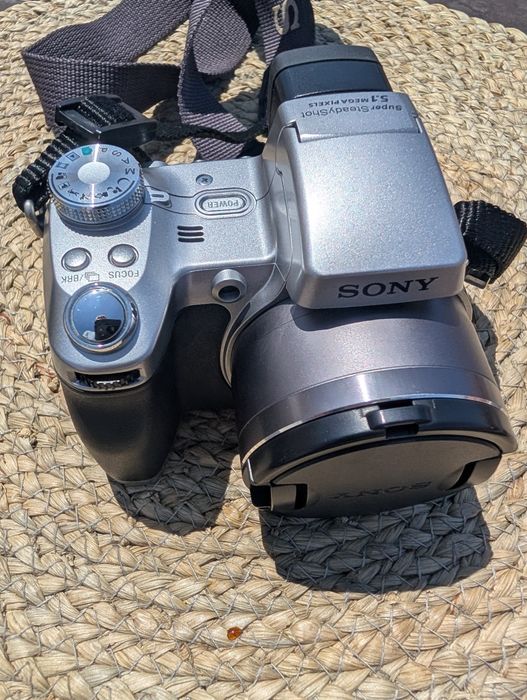 Máquina Fotográfica Vintage Sony DSC-H1 + Saco + Cartão + Cabo