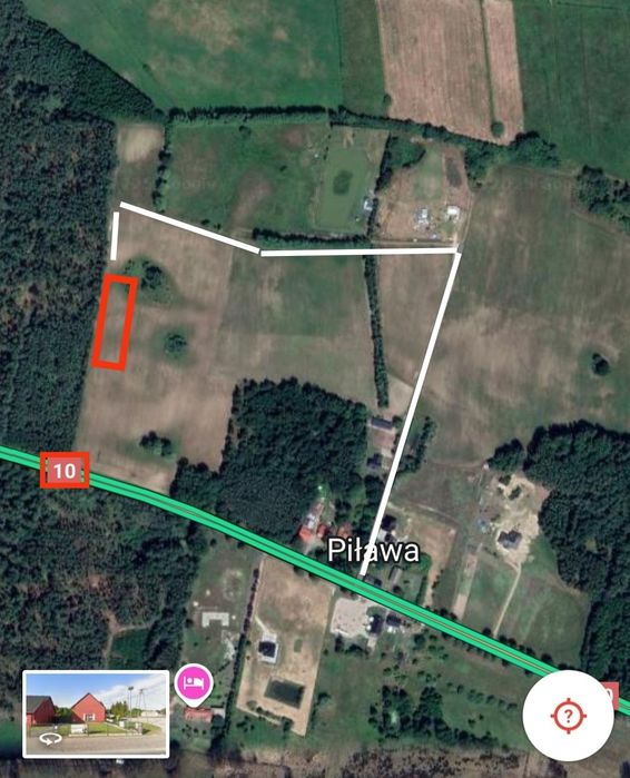 Działka 3001 m2 z możliwością zabudowy w Piławie.