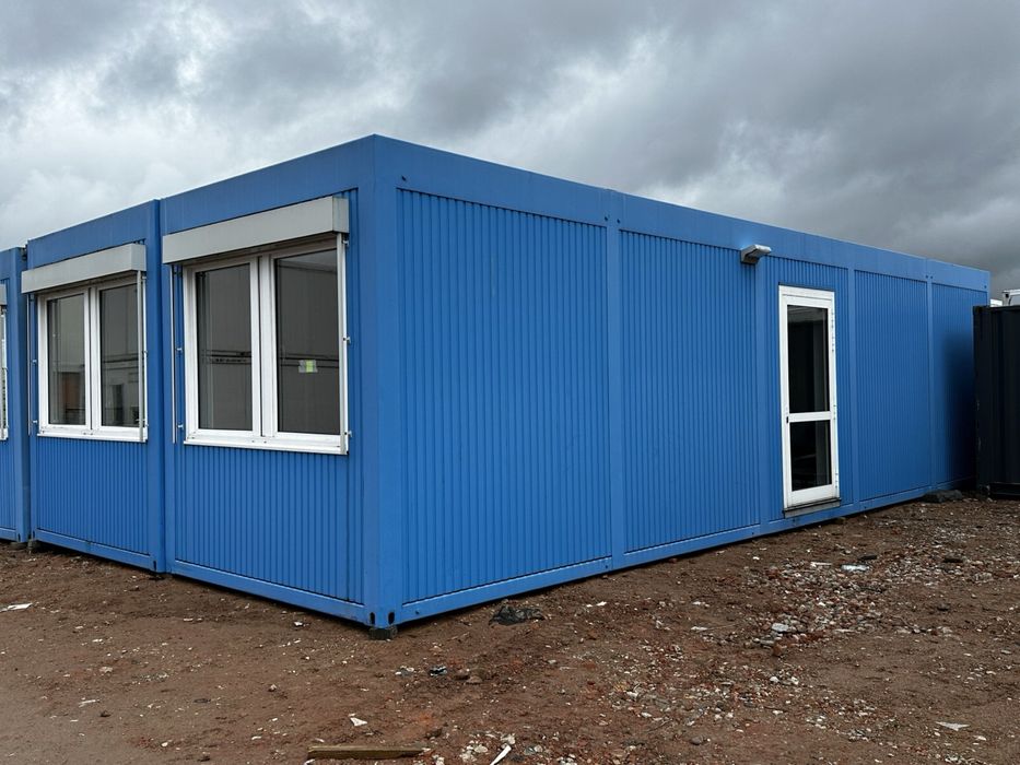 Rama kontener biurowy 12 x 3 36m2 ocieplony dom modułowy domek