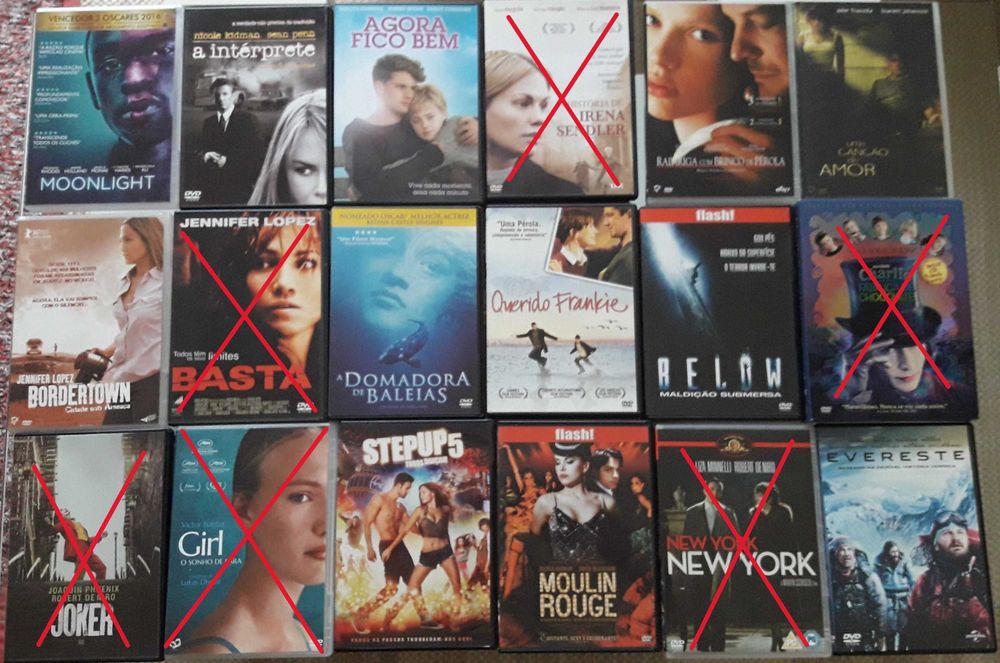 DVD's - Vários - como novos