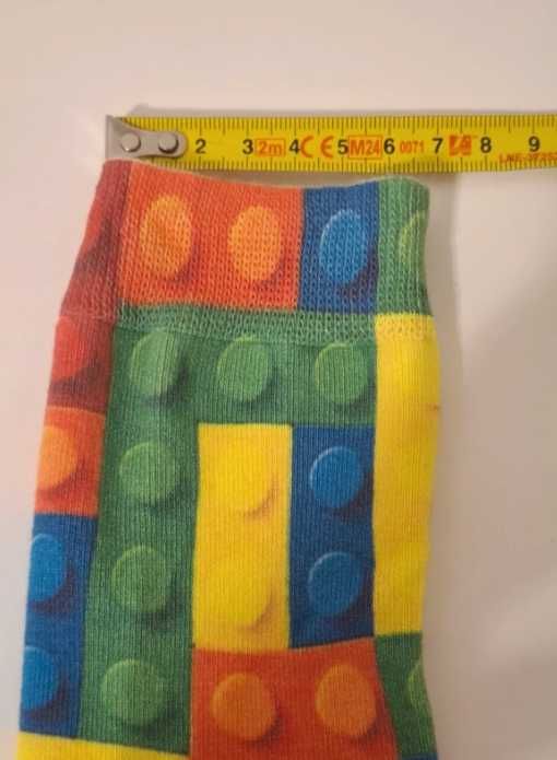 Skarpetki z klockami ala LEGO