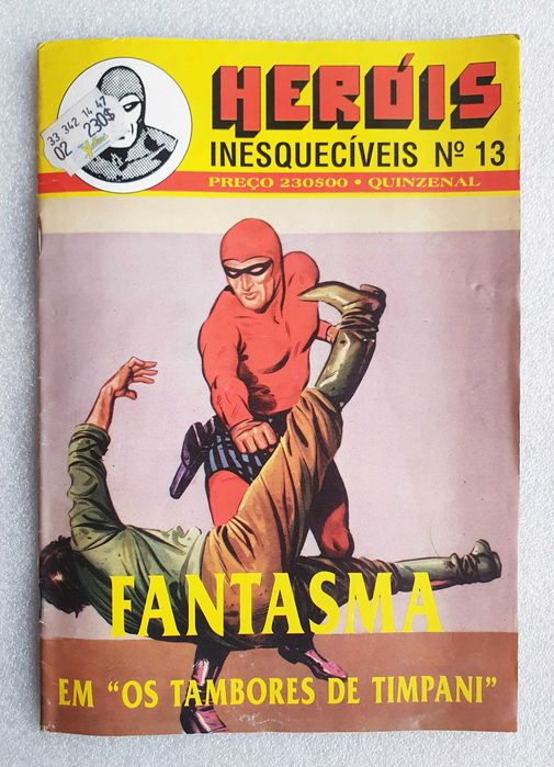 Antigo Livro BD ~ "HEROIS INESQUECIVEIS nº14 ~ Mandrake" ~ 1997
