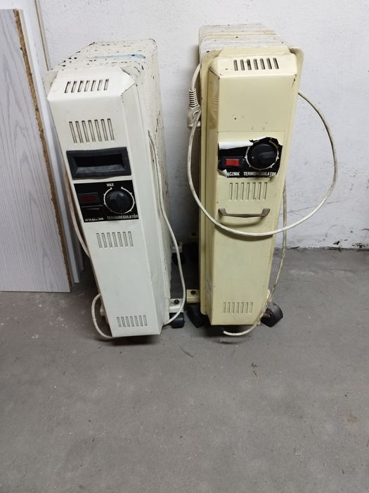 Grzejnik elektryczny.. Grzejnik Biały.wymiary.wys.44 cm.dl60 cm.