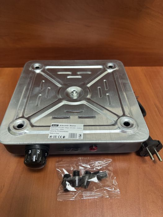 Електроплита 1 комфорочна Спіраль 1000Вт