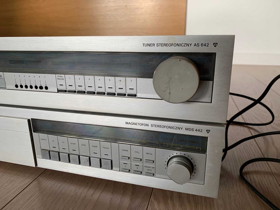 Wieża Diora zestaw tuner, magnetofon, korektor, wzmacniacz, CD