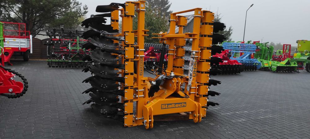 Od ręki!! Brona Hydrauliczna 4m 560mm wał rurowy 500 STALTECH UH40EX