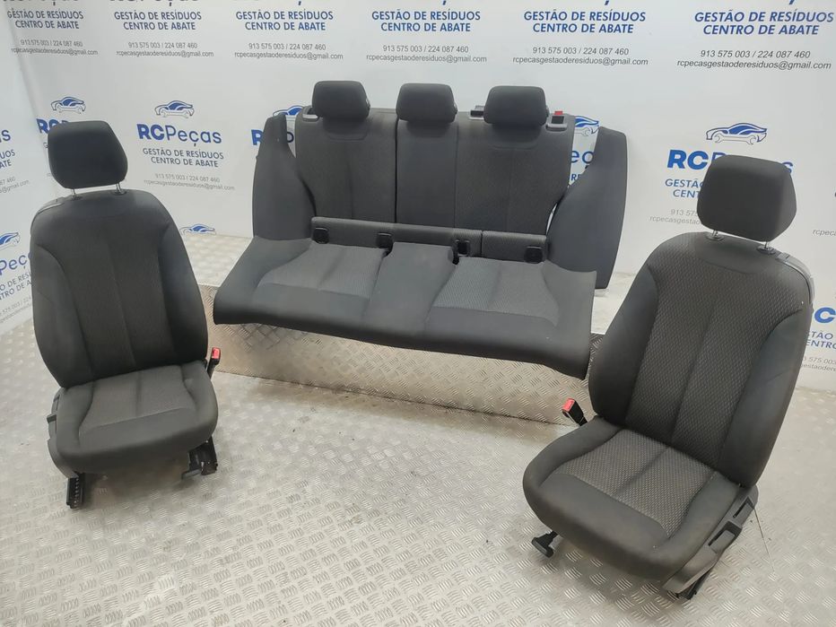 Conjunto Bancos Originais Tecido BMW Serie 1 F21 3 Portas Serie 2 F22