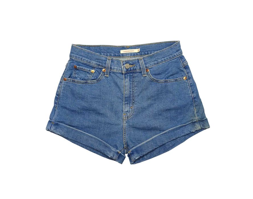 Жіночі джинсові шорти Levis a-line mom shorts 28 сині