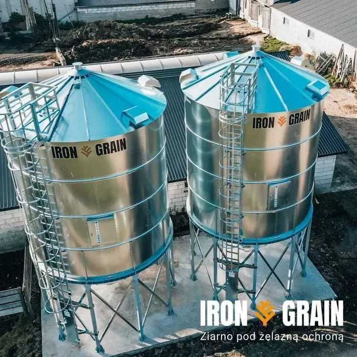 108 ton | Silos zbożowy lejowy PROMOCJA | Pełne wyposażenie Iron grain