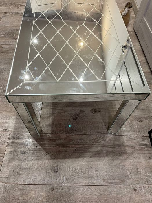 Ława glamour lustro