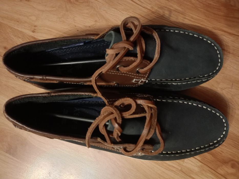 Easy 8/42 nowe mokasyny męskie skórzane