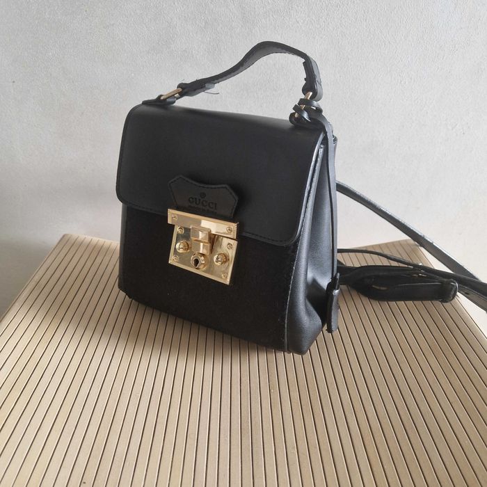 Piękny skórzany plecaczek