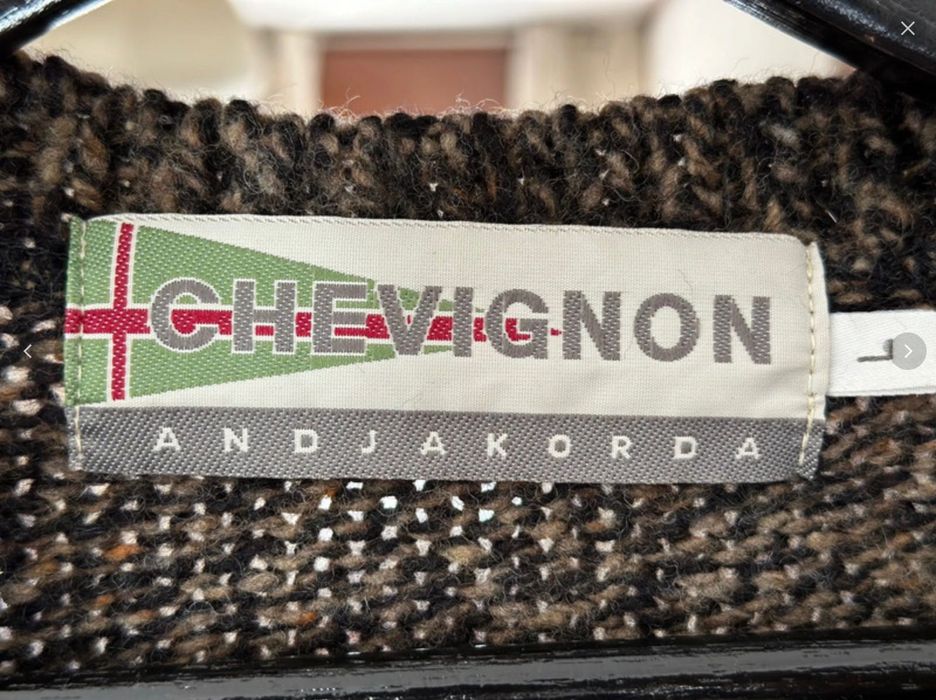 Camisolão de lã mesclada CHEVIGNON (Vintage)