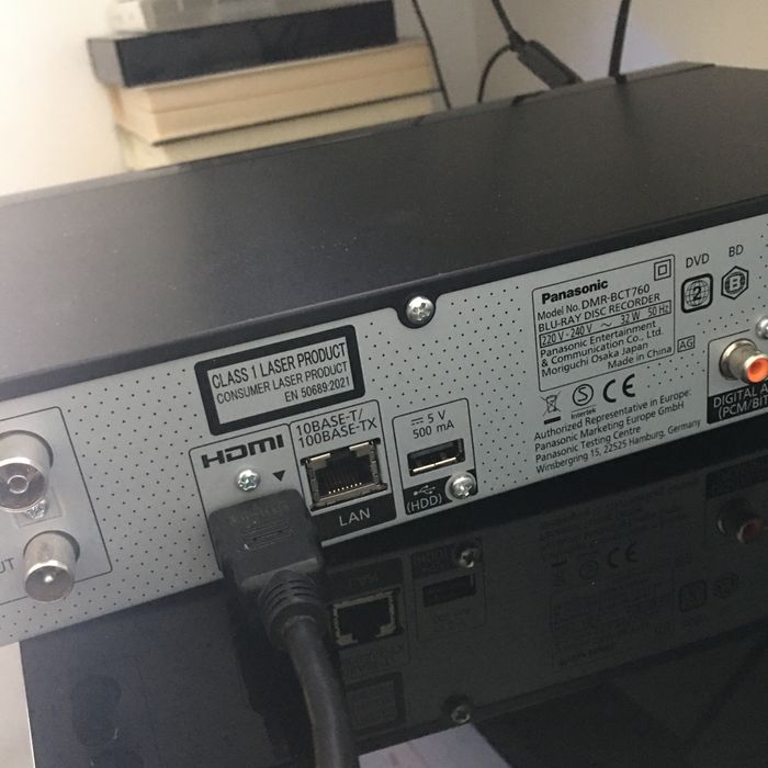 Nagrywarka bluray panasonic DMR-BCT760 ,500gb