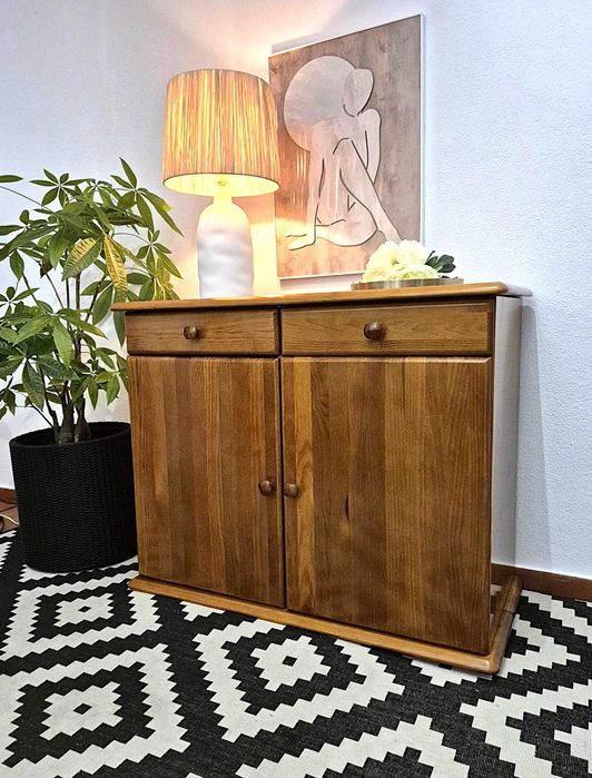 Aparador / Consola / Móvel / Madeira Maciça / Louceiro