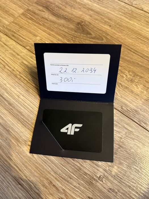 Karta podarunkowa 4f