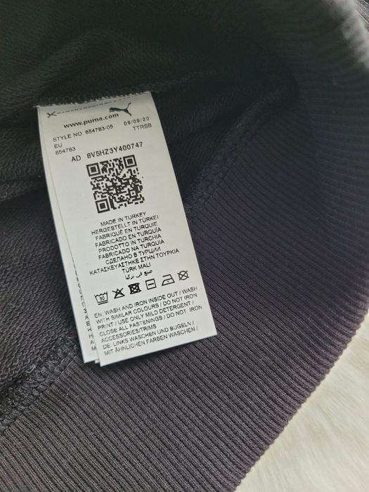 Puma nowa bluza r. M elegancka czarna