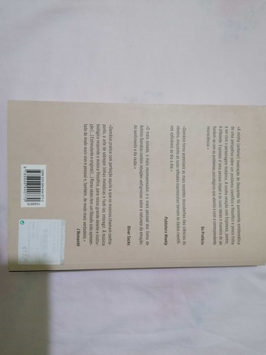 Ao encontro de Espinosa, António Damásio, Cir. Leitores 1ª edição 2012