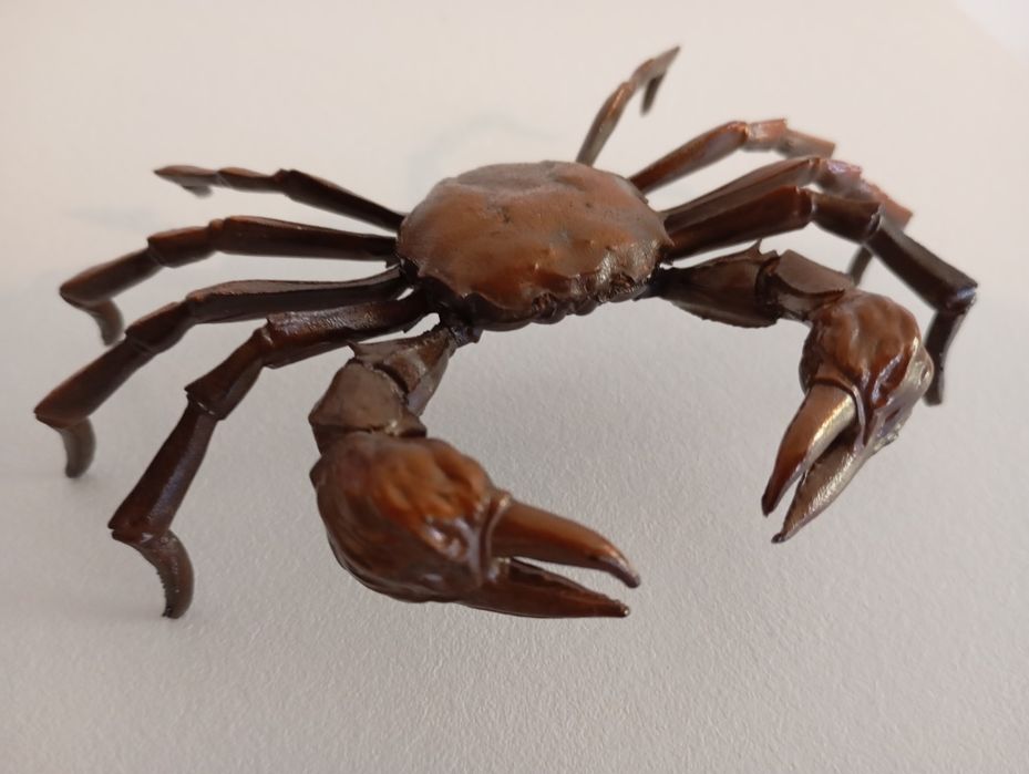 Caranguejo em bronze