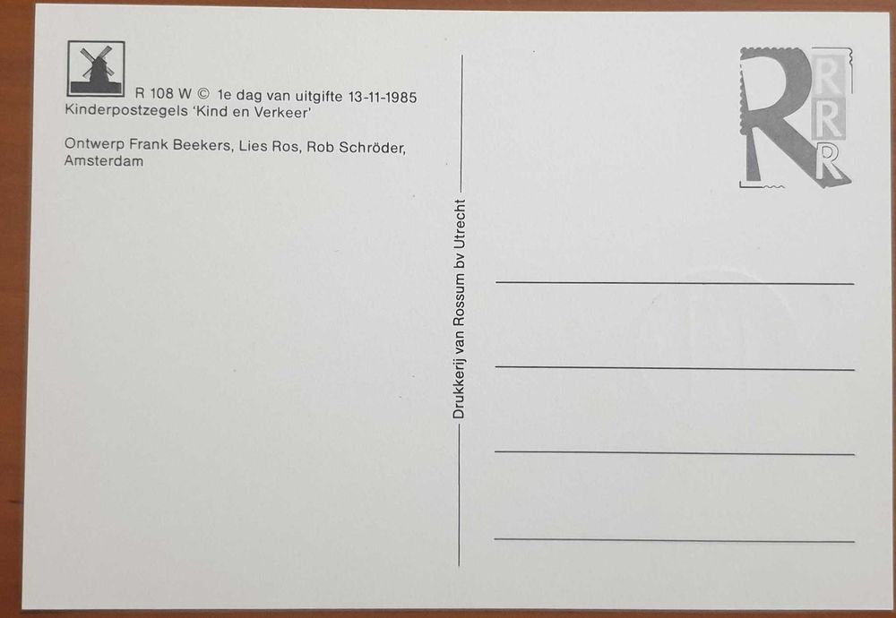 MAXIMAFILIA - Holanda - Selos Infantis - 1985