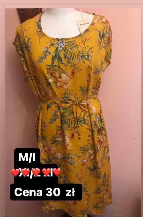 Sukienka tunika biust 95