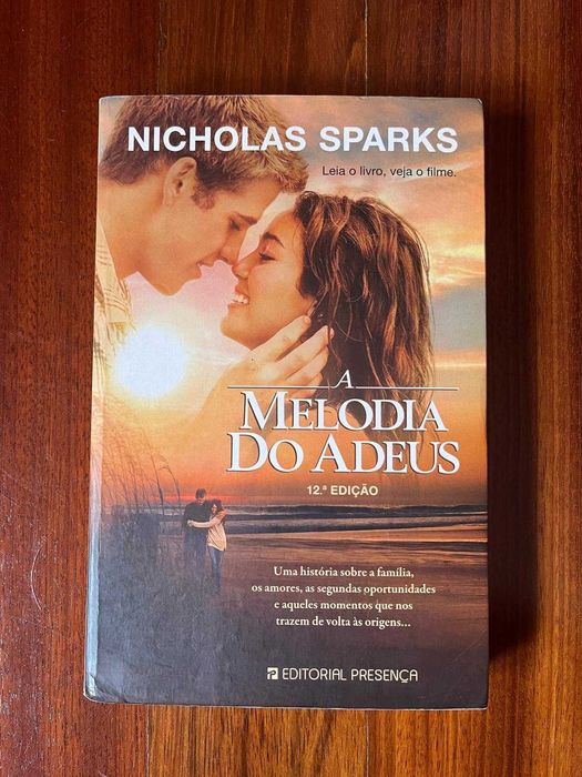 Livro "A melodia do adeus" (Nicholas Sparks) - como novo!