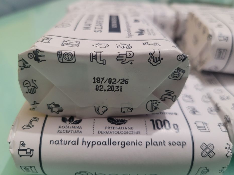 Szare mydło hipoalergiczne 10szt.