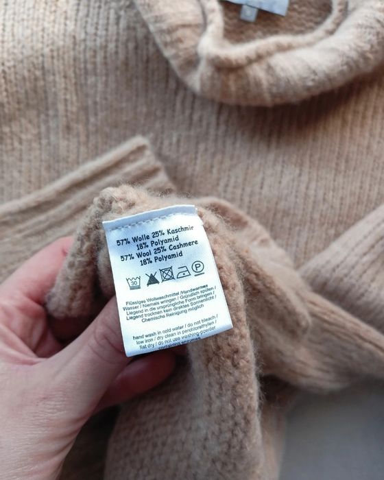 Sweter kaszmir + wełna Donna/Roz S/M