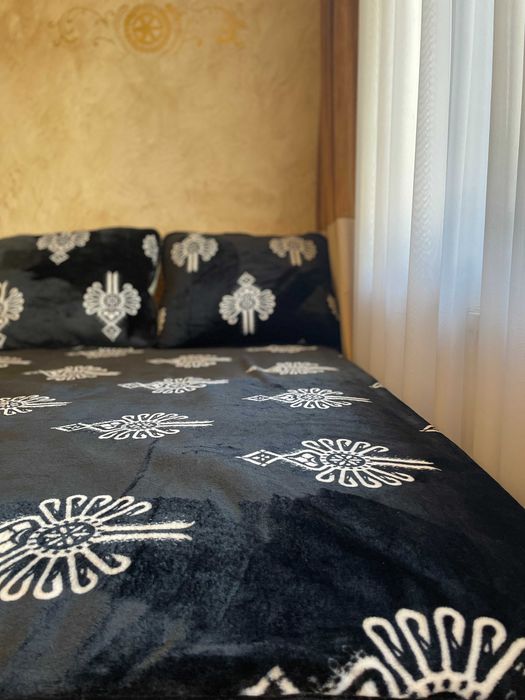 Koc 100% z wełny Merino i polaru (155x200cm)