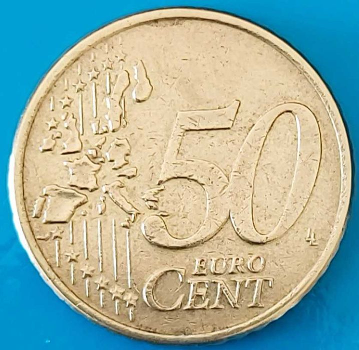 50 Cêntimos de 2002 da Irlanda