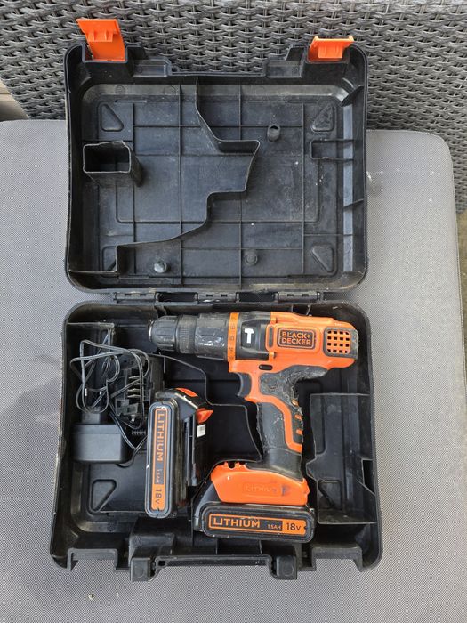 Wkrętarka akumulatorowa Black+Decker 18V
