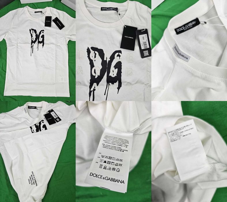 Koszulka męska prada polo dg t-shirt dolce gabbana nowość