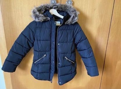 Casaco Zara Kids com capuz - preto - Tamanho 10