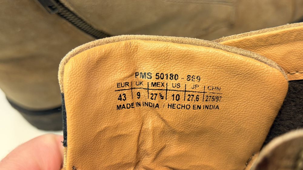 Botas Homem Pepe Jeans nº 43 em pele de Camurça em excelente estado