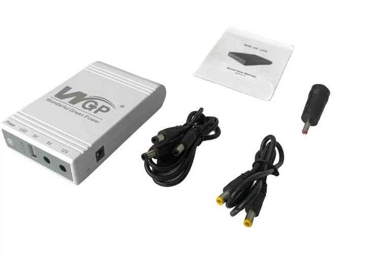 Безперебійник  Mini DC ups WGP 10400mAh Міні ДБЖ 5v-9v-12v для інтернету 36wh