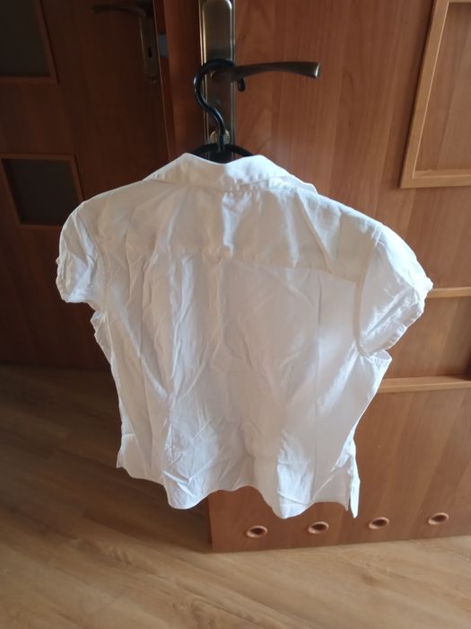 Koszula biała na krótki rękaw