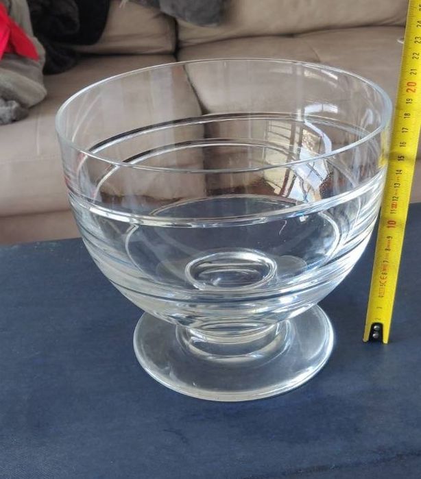 Taça / Fruteira de cristal Atlantis
