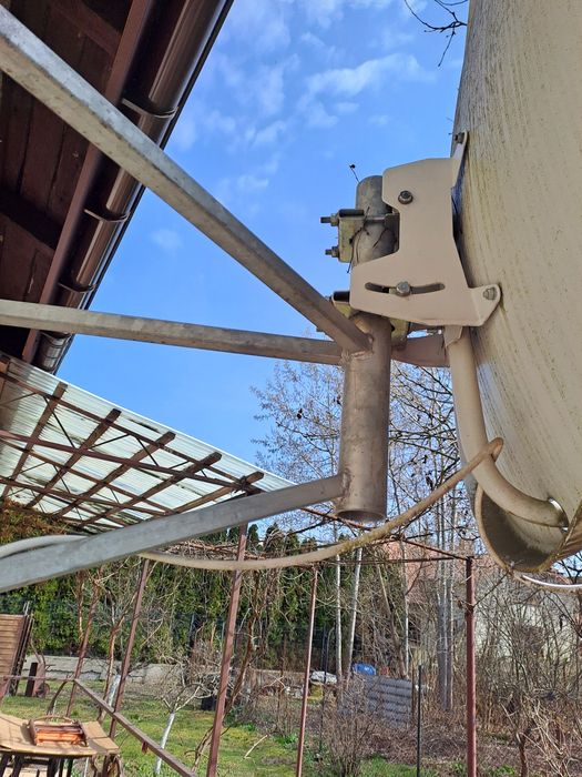 antena satelitarna 90cm aluminium + mocny uchwyt