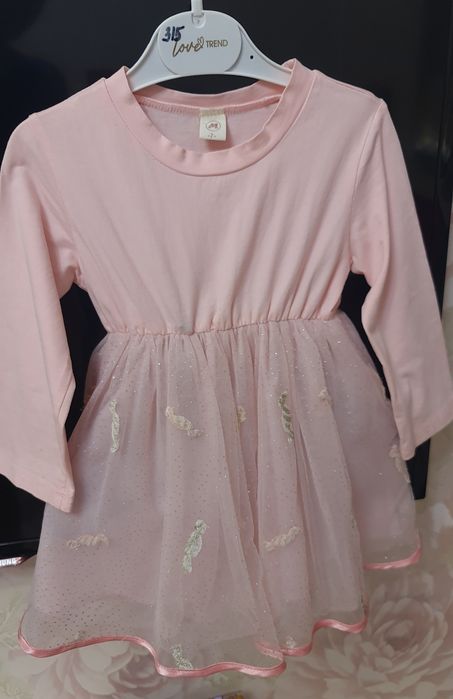 Нарядное платье с джинсовым пиджачком