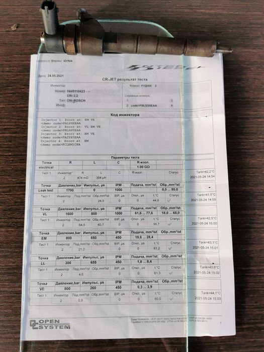 0445110423 Форсунка Opel 2.0