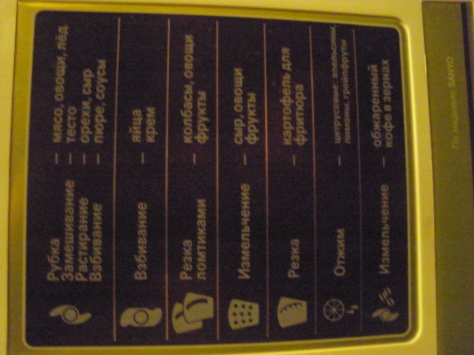 Кухонный комбайн (процессор) КП 1580Е ,ГО" Энергия",СССР-Япония 1994 г