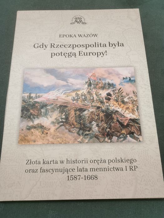 4 monety z albumem epoka zygmunt waza lll