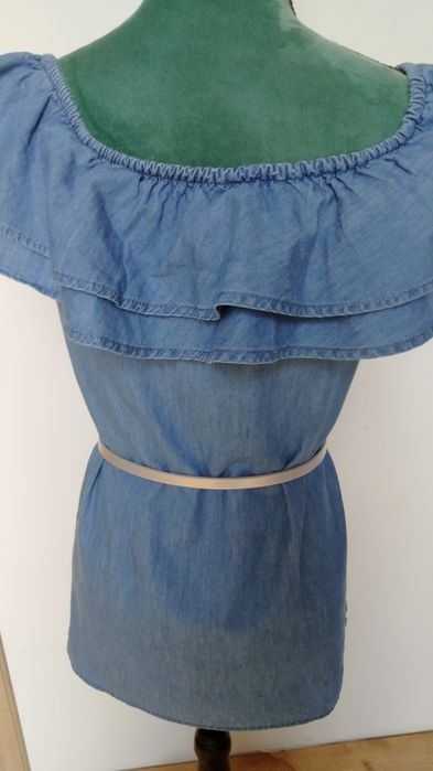 Sukienka hiszpanka jeansowa 140